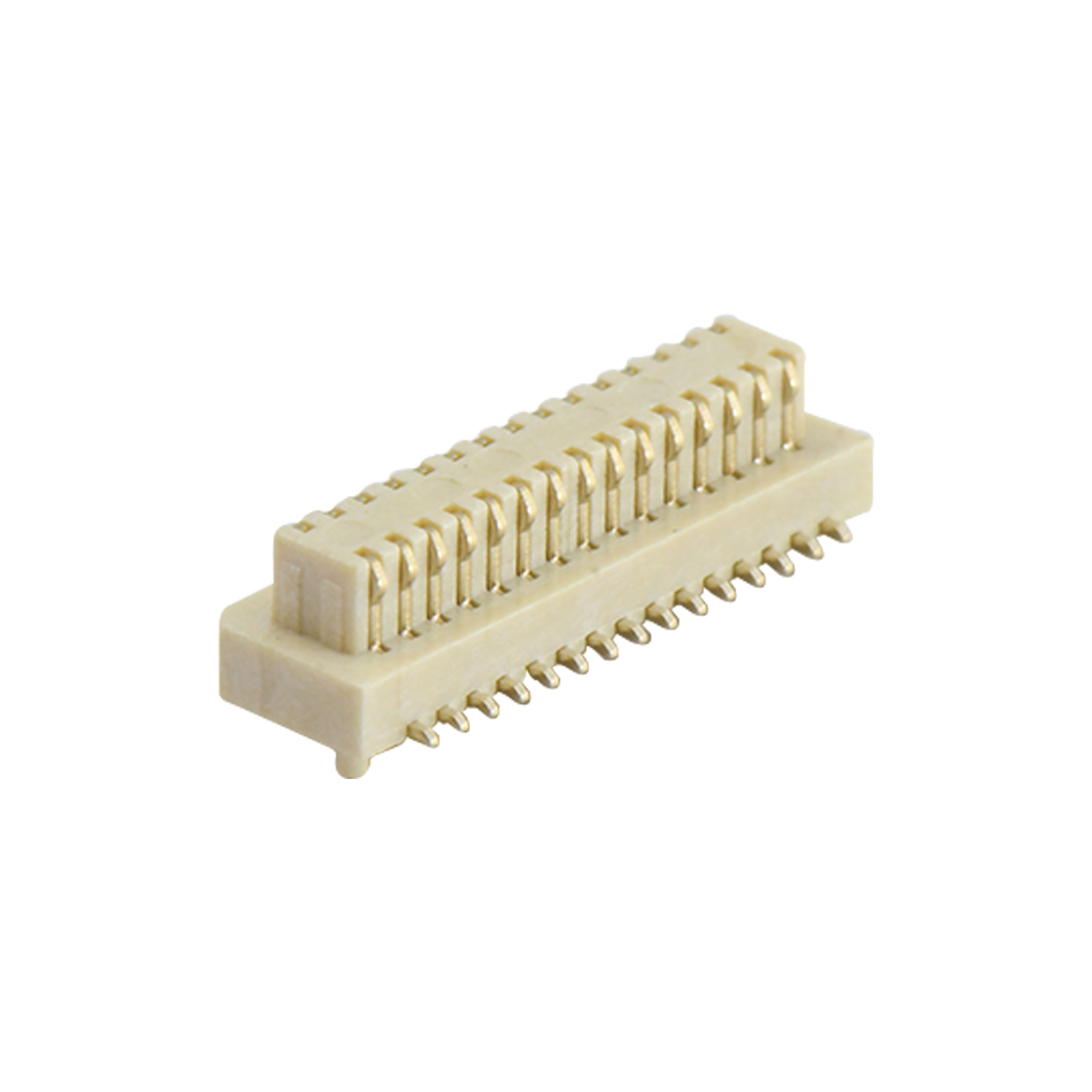 B0802板对板连接器Pitch 0.8 H3.3mm 单槽双排 SMT型公座 30Pin本色 G/F